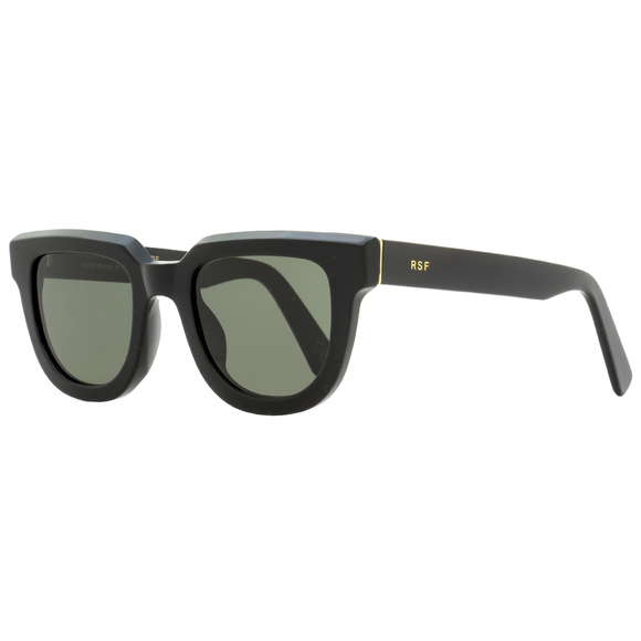 Retrosuperfuture Rounded Rectangular Sunglasses Serio GP0 Black 49mm - Picture 1 of 2